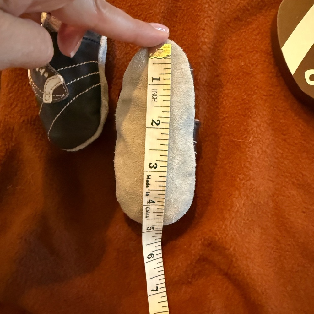 Tommy Tickle leather Football Baby Shoes - Picture 11 of 12